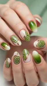 Matcha Green Swirls