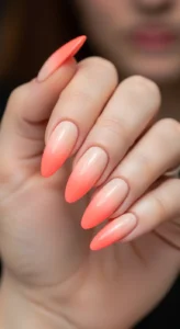  Bright Peach Ombre