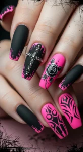 07. Black and Pink Grunge