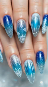 Frozen Blue Shimmer