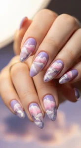 Lavender Sky Clouds