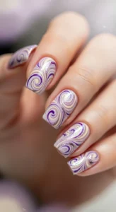 Sweet Lavender Swirls