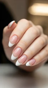 2. Classic French Almond Tips