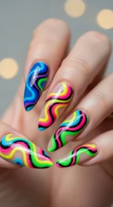 Bold Retro Swirls