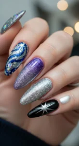 Silver Galaxy Sparkle