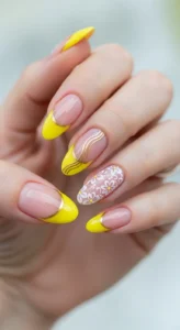  Yellow French Tip Designs