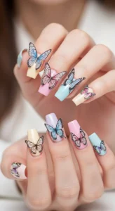3D Butterfly Stickers for Texture