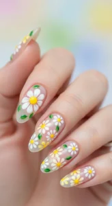 4. Cute Daisy Flower Art