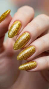 Golden Yellow Glitter