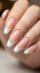 4. Thin White French Tips