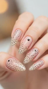 Tiny Minimalist Black Dots