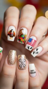 4. Tiny Turkey Accent Art