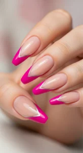 4. V-Shape French Tips