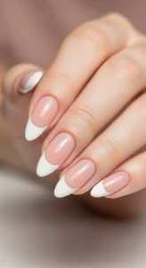 Classic White French Tips