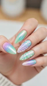 Shimmering Glazed Pastels