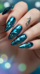 6. Blue Mermaid Chrome Style