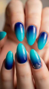 Electric Blue Ombre