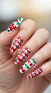 Gingham and Cherries