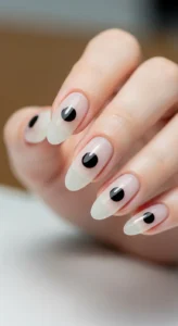 6. Minimalist Black Dot Design