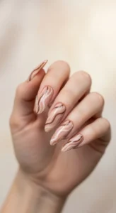 Minimalist Nude Waves