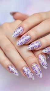 Pastel Purple Cheetah Look