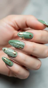 7. Earthy Green Sage Tones
