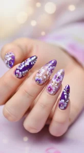 Floral Purple Accents