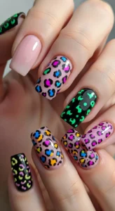 Glowy Neon Leopard Style