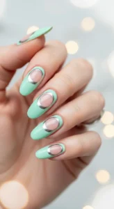 Modern Negative Space Half-Moons
