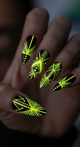 Neon Yellow Glow