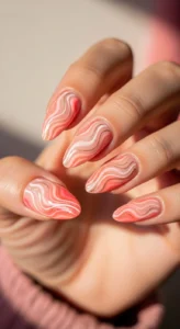 7. Peachy Peach Swirls