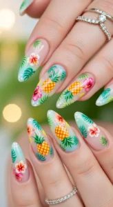 Tropical Pineapple Pattern