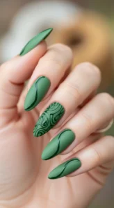 Earthy Green Curves