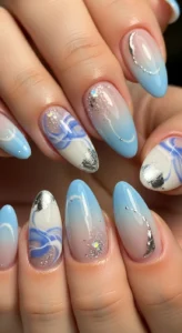 Baby Blue Dreamy Nail Ideas