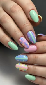 Bright Mismatched Pastel Colors