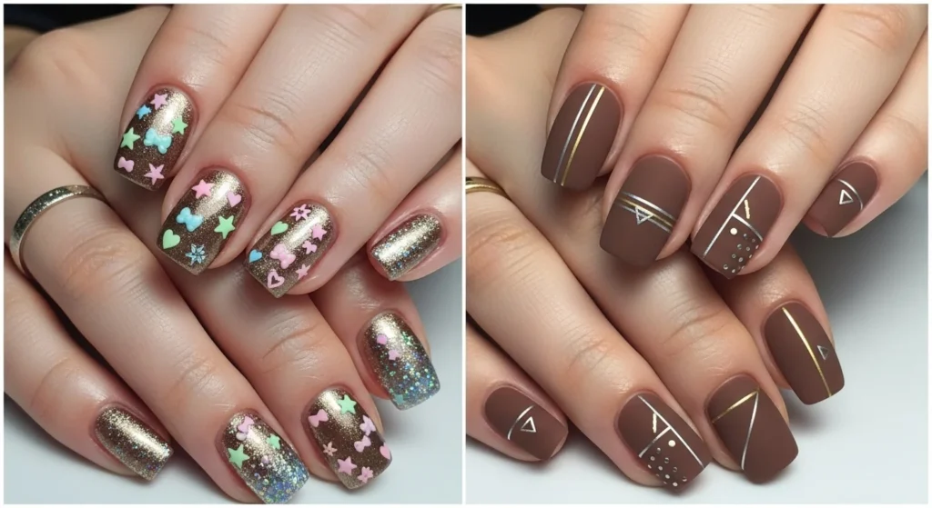Brown Nails Trends