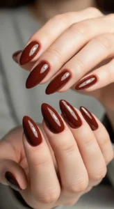 Chocolate Glazed Brown Nails
