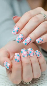 Cute Polka Dot Nail Designs