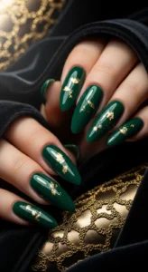 Dark Emerald Luxury Look