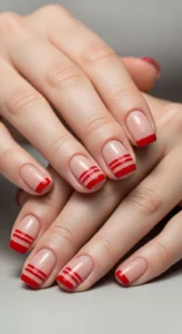 Double Line Red Accents