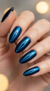 Dreamy Velvet Cat Eye Oval Nails 