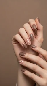 Earthy Taupe Negative Space