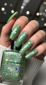 Glittery Pistachio Sparkle