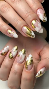 Gold Foil Nude Marble