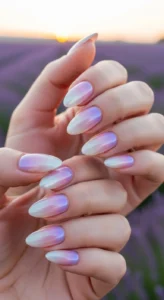 Lavender Dream Aura Nails