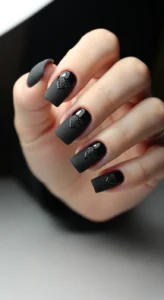 Matte Black Heart Accents