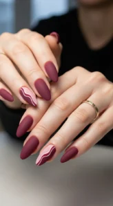 Matte Burgundy Pink Trends