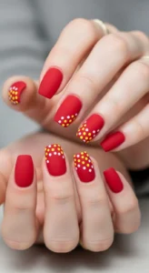 Matte Finish Strawberry Style