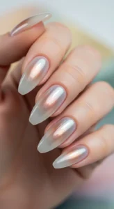 Milky Glaze with Soft Chrome
