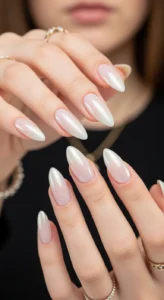 Milky Glazed Donut Nails